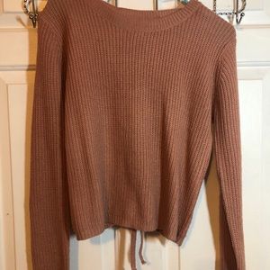 Fashion Nova Mauve OpenBack Top